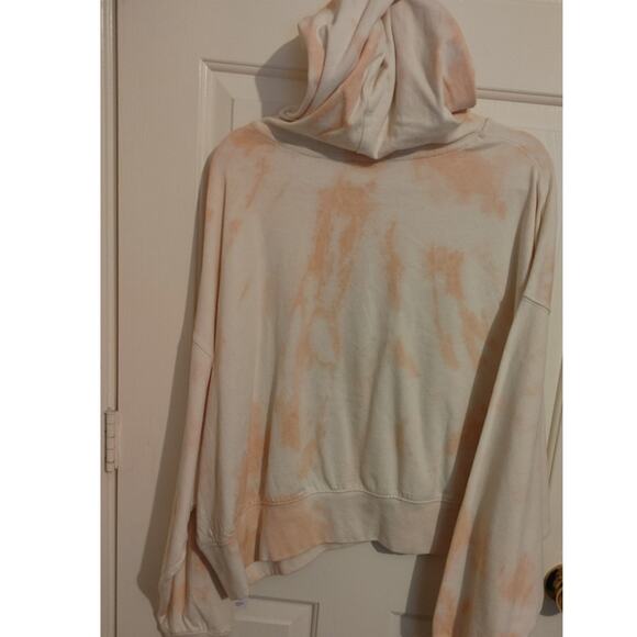 Nike Womens Hoodie Oversized Tie Dye Look Pink Cream Large NWT - Picture 4 of 5
